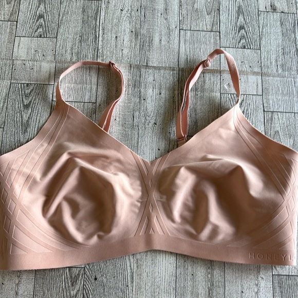 Honeylove body silhouette bra pill pink size medium without pads - Picture 1 of 9